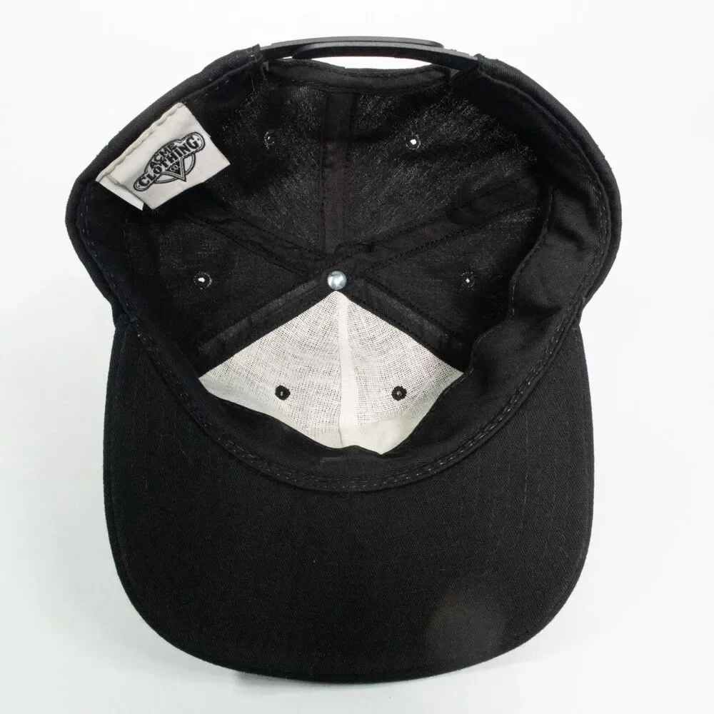 Vintage Looney Tunes Hat Cap Snap Back Black Marvin Martin Making Me Angry VTG